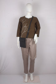 Handwoven Cotton Triple Layer Sling Bag
