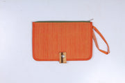 Orange Wristlet Wallet