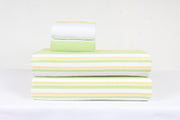 White, Green and Orange Double Bedsheet