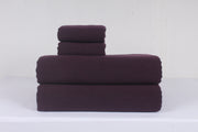 Maroon Double Bedsheet Set