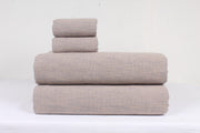 Sand Beige Double Bedsheet