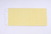 Yellow Check Single Bedsheet