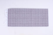 Handwoven Cotton Brown Single Bedsheet with Check