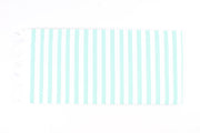 Sea Green and White Striped Single Bedsheet