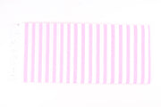 Pink and White Striped Single Bedsheet