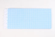 Sky Blue Single Bedsheet with Check
