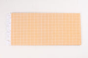 Orange Single Bedsheet with Check