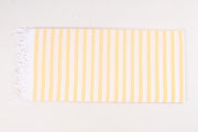 White and Yellow Single Bedsheet