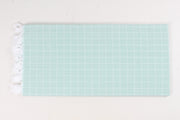 Light Green and White Striped Single Bedsheet