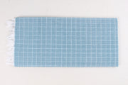 Pine Green and White Striped Single Bedsheet