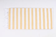 White and Yellow Striped Chadar