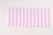 White and Pink Striped Chadar