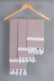 Brown Napkin and White Border