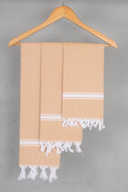 Goldan Yellow Napkin with White Border