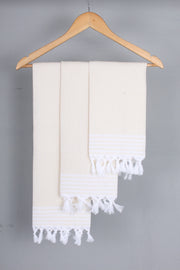 Baby Pink Napkin with White Border