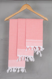 Pink Napkin with White Border