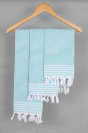 Sea Green Napkin with White Lining Border