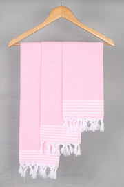 Pink Napkin with White Striped