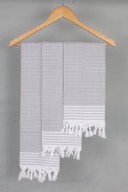 Gray Napkin with White Striped