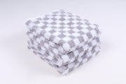 White and Gray Terry Napkin