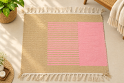Brown and Peach Semi Striped Aasni