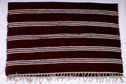 Rustic Red Dari with White Stripes