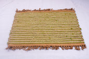 Off White and Green Jute Door Mat