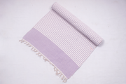 Purple and White Striped Yogamat