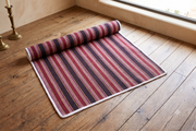 Black, Red, Pink, Yellow and Maroon Striped Yogamat