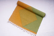 Green and Orange Semi Striped Yogamat