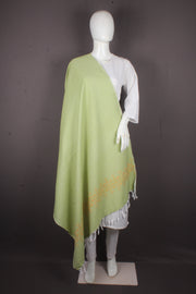 Handwoven Cotton Plaine Handembroidery Shawl