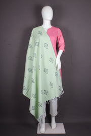 Handwoven Cotton Ikat Shawl