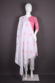 Handwoven Cotton Ikat Shawl