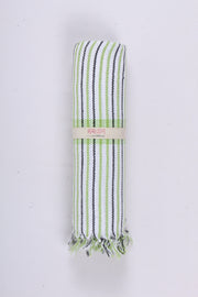 White Ultra Soft Bath Towel with Multi Stripes