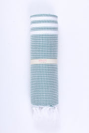 Sacramento Green Towel with White Striped