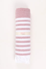 Maroon Ultra Soft Bath Towel with White Lining