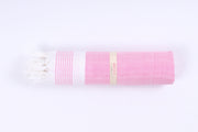 Pink Towel with Pink Stripes