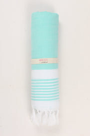 Sea Green Ultra Soft Bath Towel with White Lining