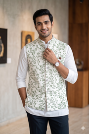 Men's Cotton Printed Jacket