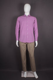 Men's Purple Full Sleeves Shirt