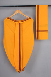 Handwoven Cotton Bal Dhoti & Dupatta Set