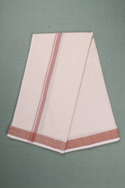 Men's Cotton Dhoti with Dupatta Set