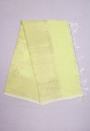 Green and Golden Zari Jacquard Dhoti Dupatta