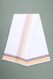 Handwoven Cotton Dhoti Dupatta Set
