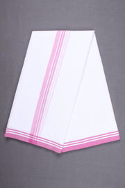 Handwoven Cotton Dhoti Dupatta Set
