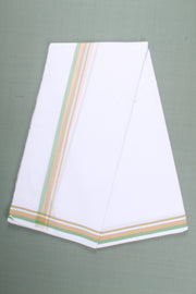 Handwoven Cotton Dhoti Dupatta Set