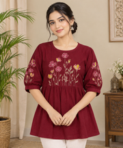Maroon Top