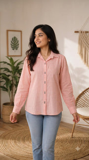 Light Melon Short Top