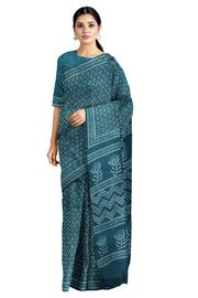 Handwoven Naturally Dyed Indigo Saree