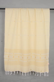 Yellow Stole with Butis and Yellow Lining Border